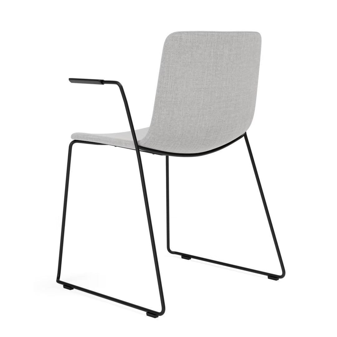 Pato Armchair - Sledge Base, Fully Upholstered - Stackable - ökenhem