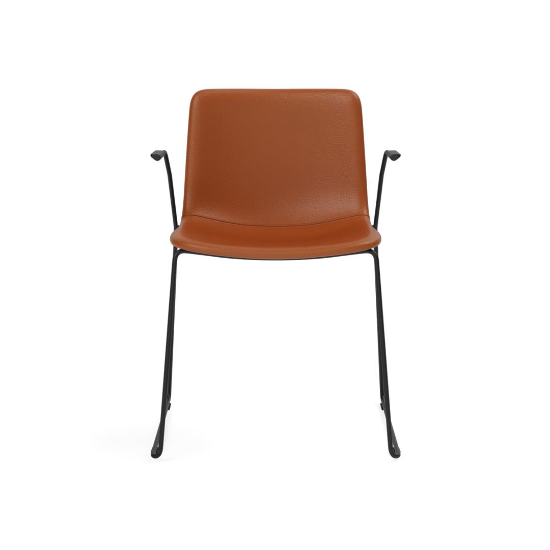 Pato Armchair - Sledge Base, Fully Upholstered - Stackable