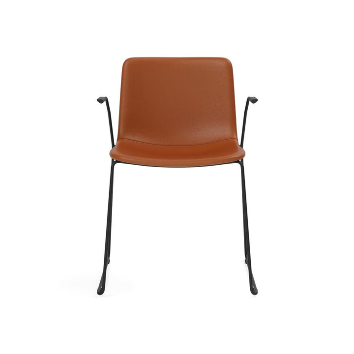 Pato Armchair - Sledge Base, Fully Upholstered - Stackable