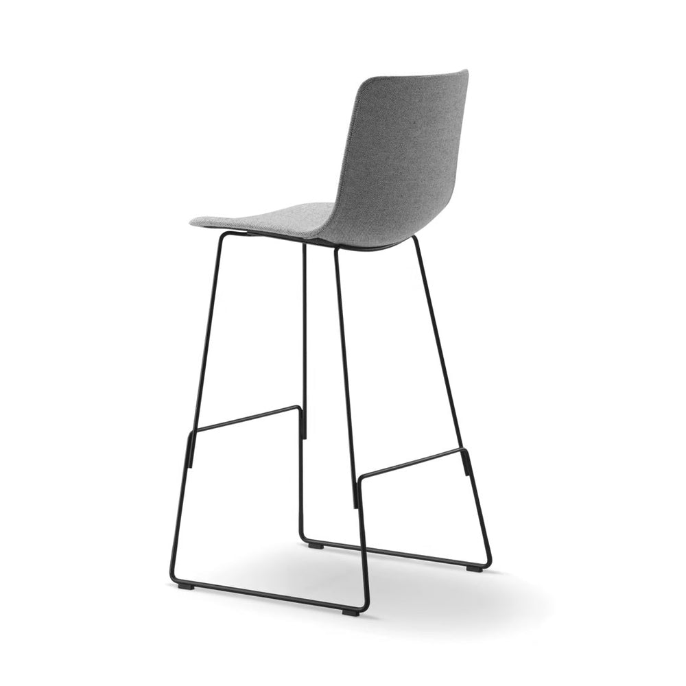 Pato Bar/Counter Stool - Sledge Base, Fully Upholstered - ökenhem