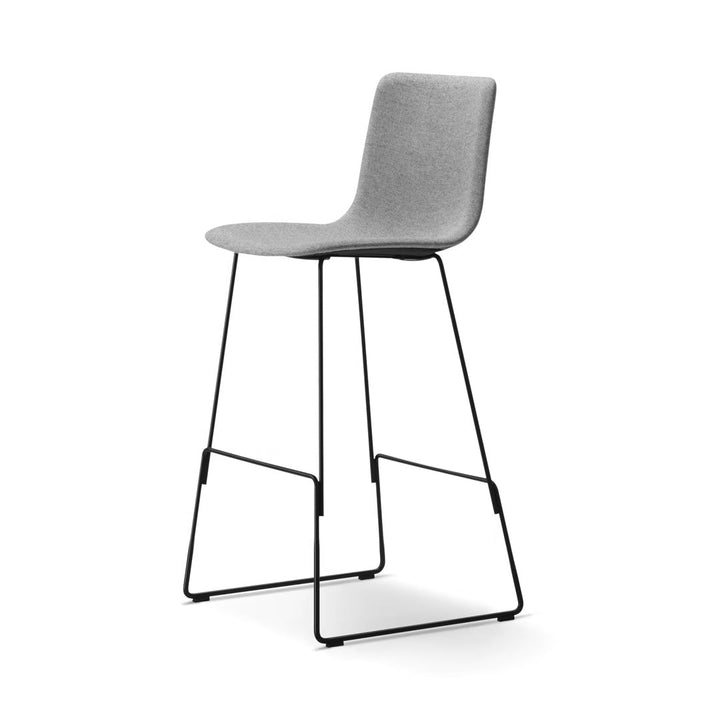 Pato Bar/Counter Stool - Sledge Base, Fully Upholstered - ökenhem
