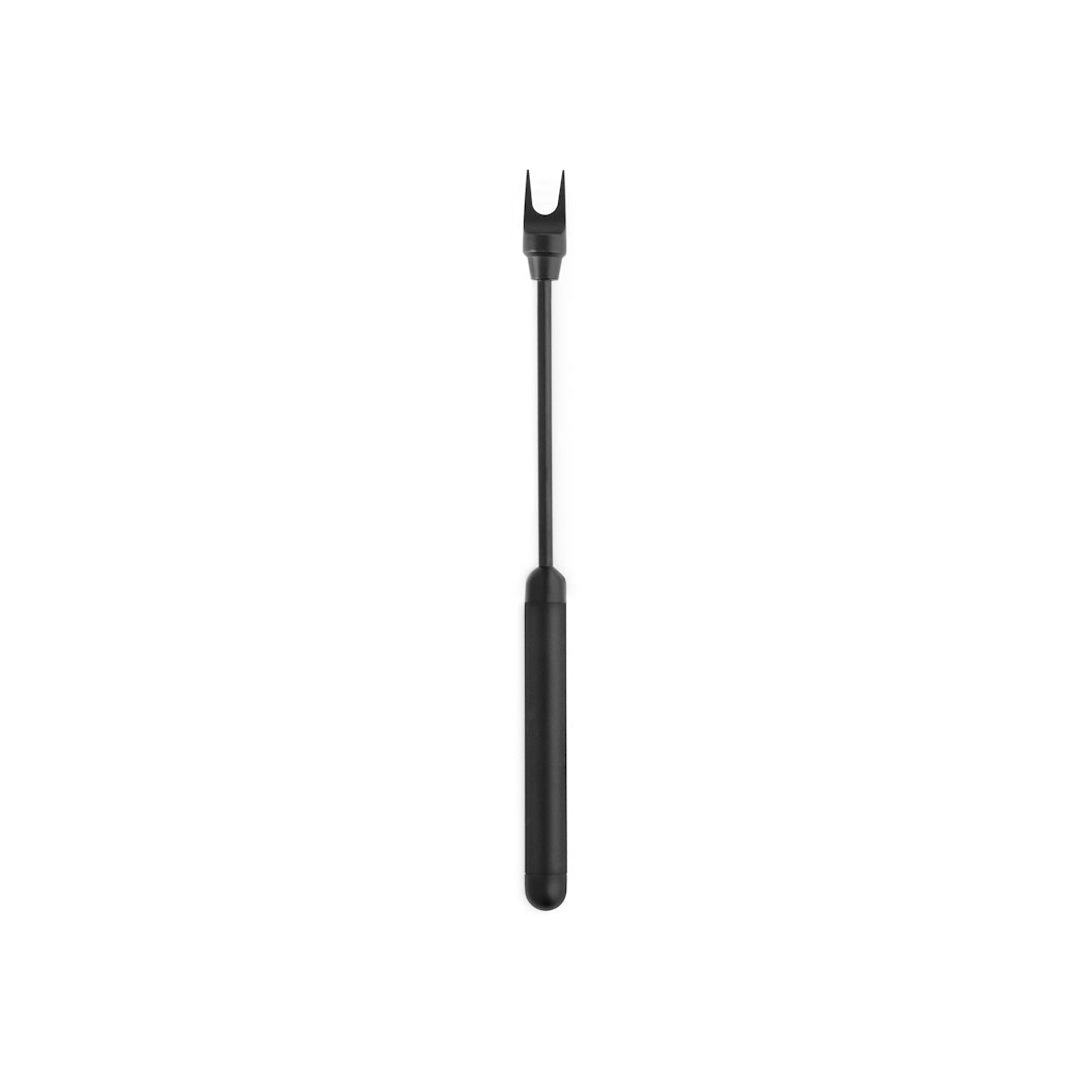 Pebble Cheese Fork Black - ökenhem