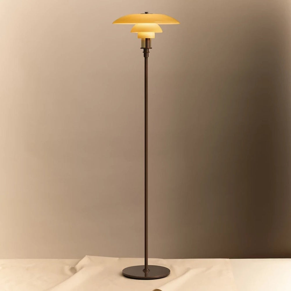 PH 3½ - 2½ Aged Brass Floor Lamp - ökenhem