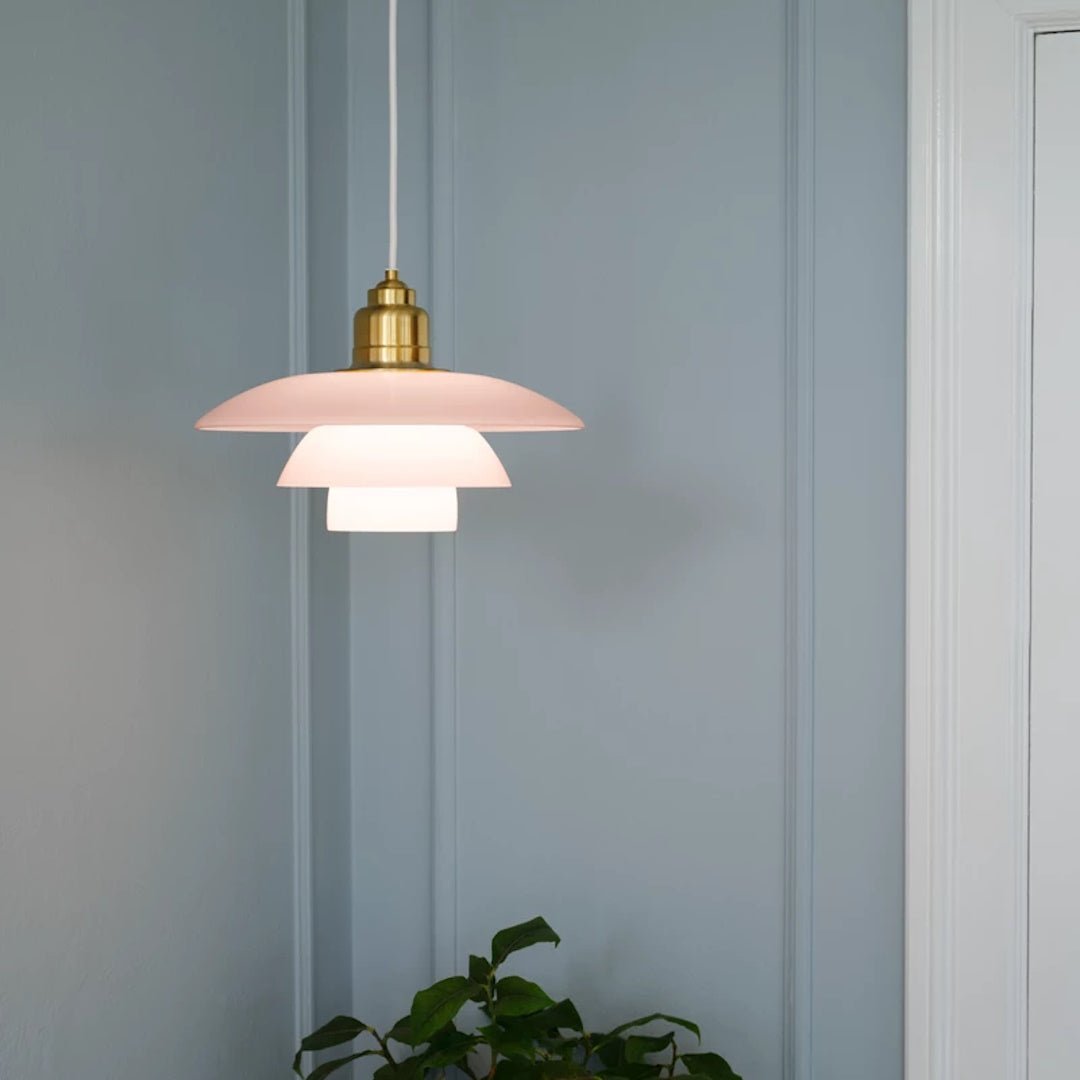 PH 3½ - 3 Pale Rose Brass Pendant Light - ökenhem