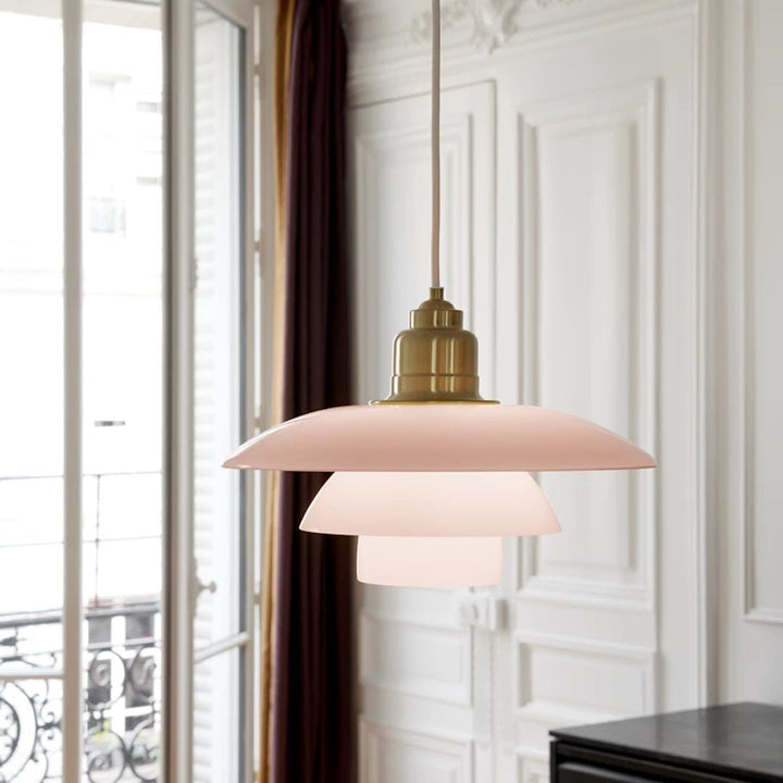 PH 3½ - 3 Pale Rose Brass Pendant Light - ökenhem
