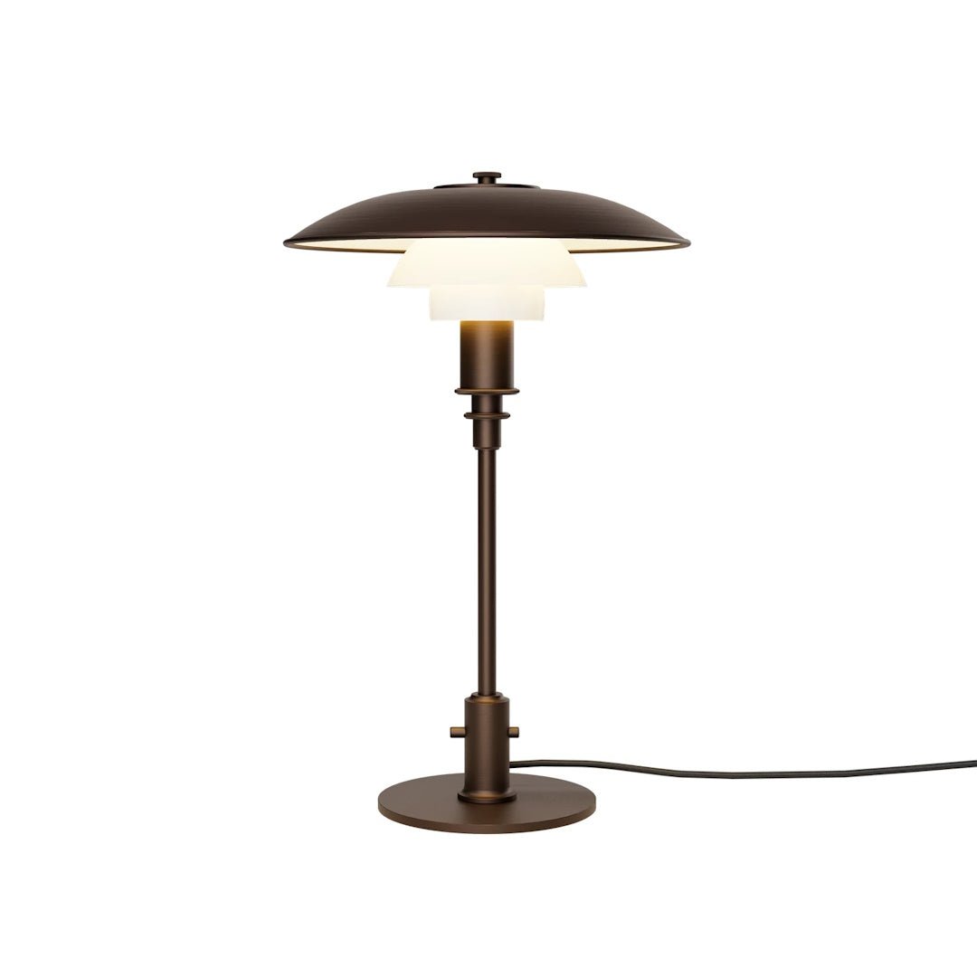 PH 3/2 Aged Brass Opal Table Lamp - ökenhem