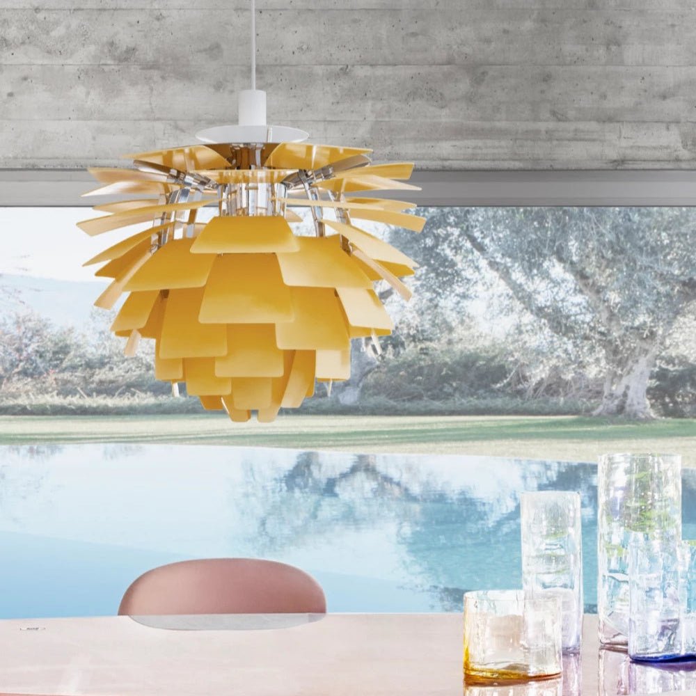PH Artichoke Yellow Glass Pendant Light - FENDI CASA Collection - ökenhem