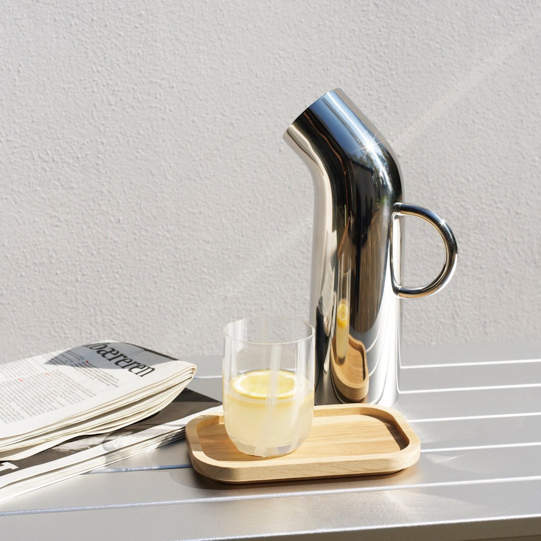 Pipe Pitcher Mirror Polished Stainless Steel - ökenhem