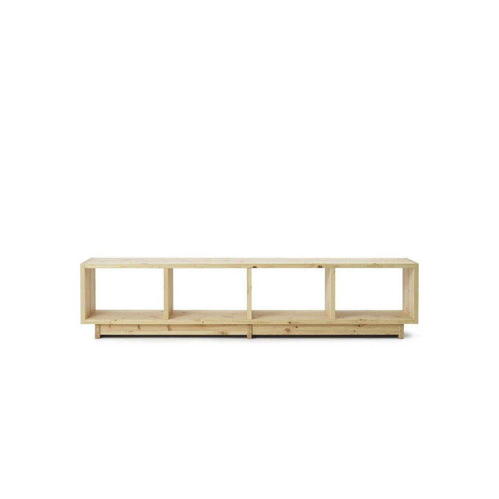 Plank Bookcase Low Pine - ökenhem