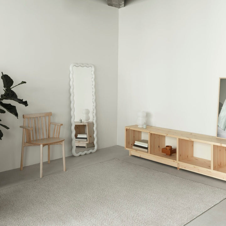 Plank Bookcase Low Pine - ökenhem