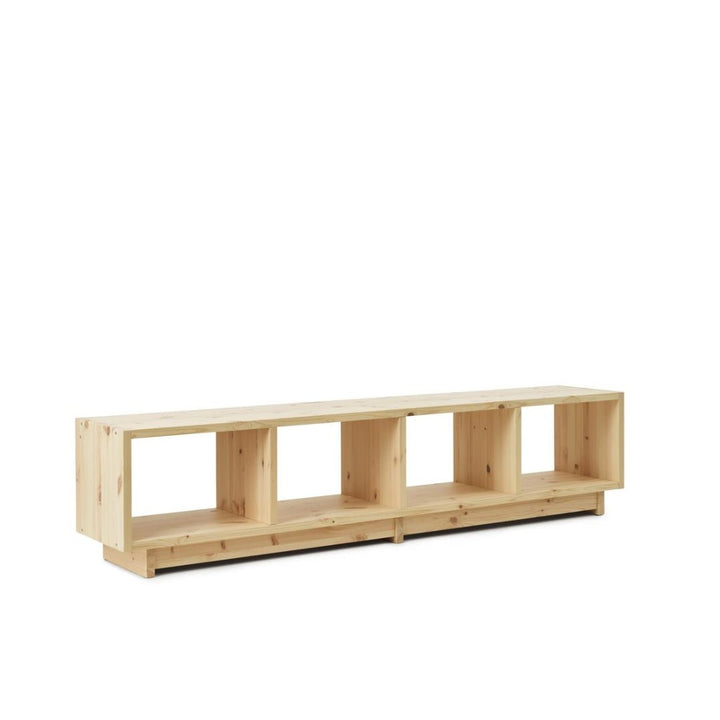 Plank Bookcase Low Pine - ökenhem