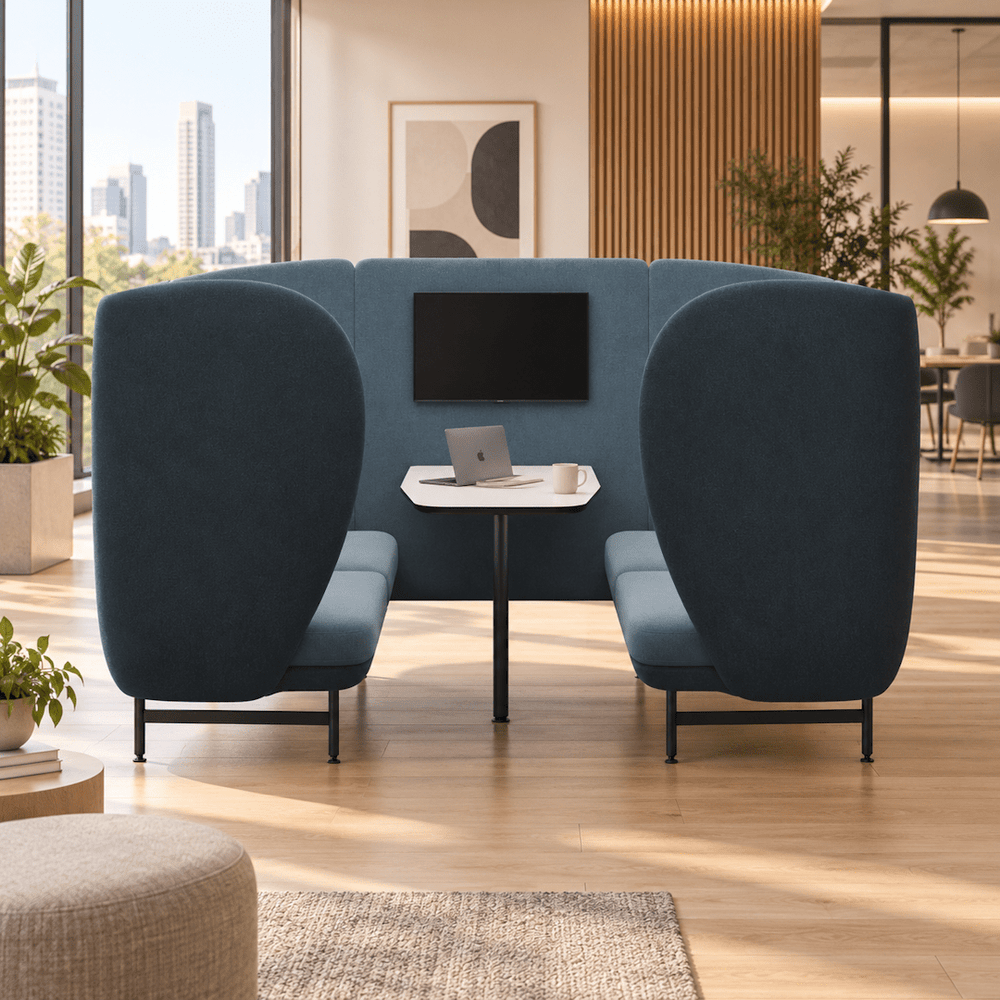 PLENUM™ CABIN JH1004TS, 4-seater with Table and Screen-ready - ökenhem