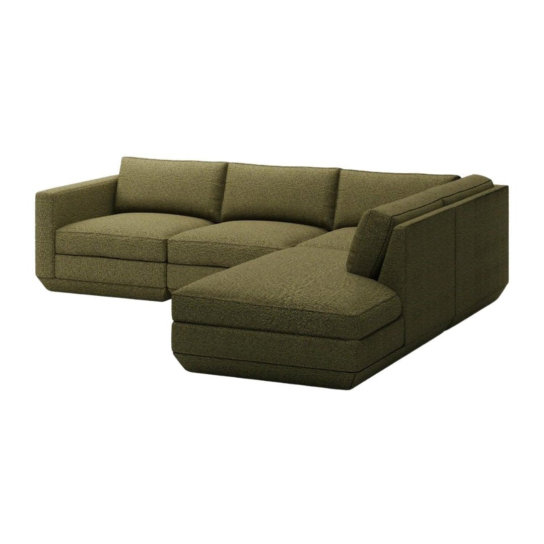 Podium Modular 4PC Lounge Sectional A - ökenhem