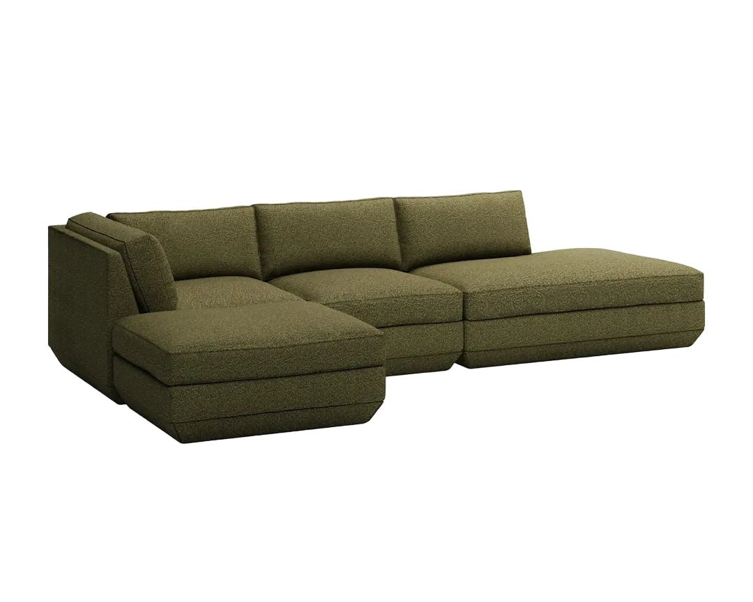 Podium Modular 4PC Lounge Sectional B - ökenhem