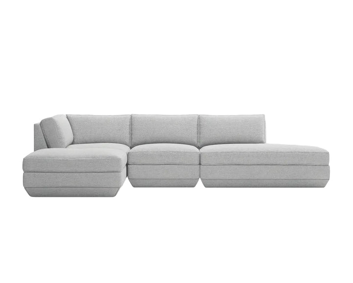 Podium Modular 4PC Lounge Sectional B - ökenhem