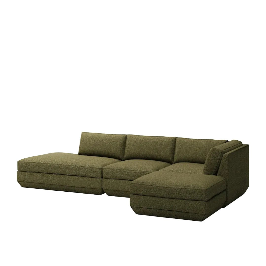 Podium Modular 4PC Lounge Sectional B - ökenhem