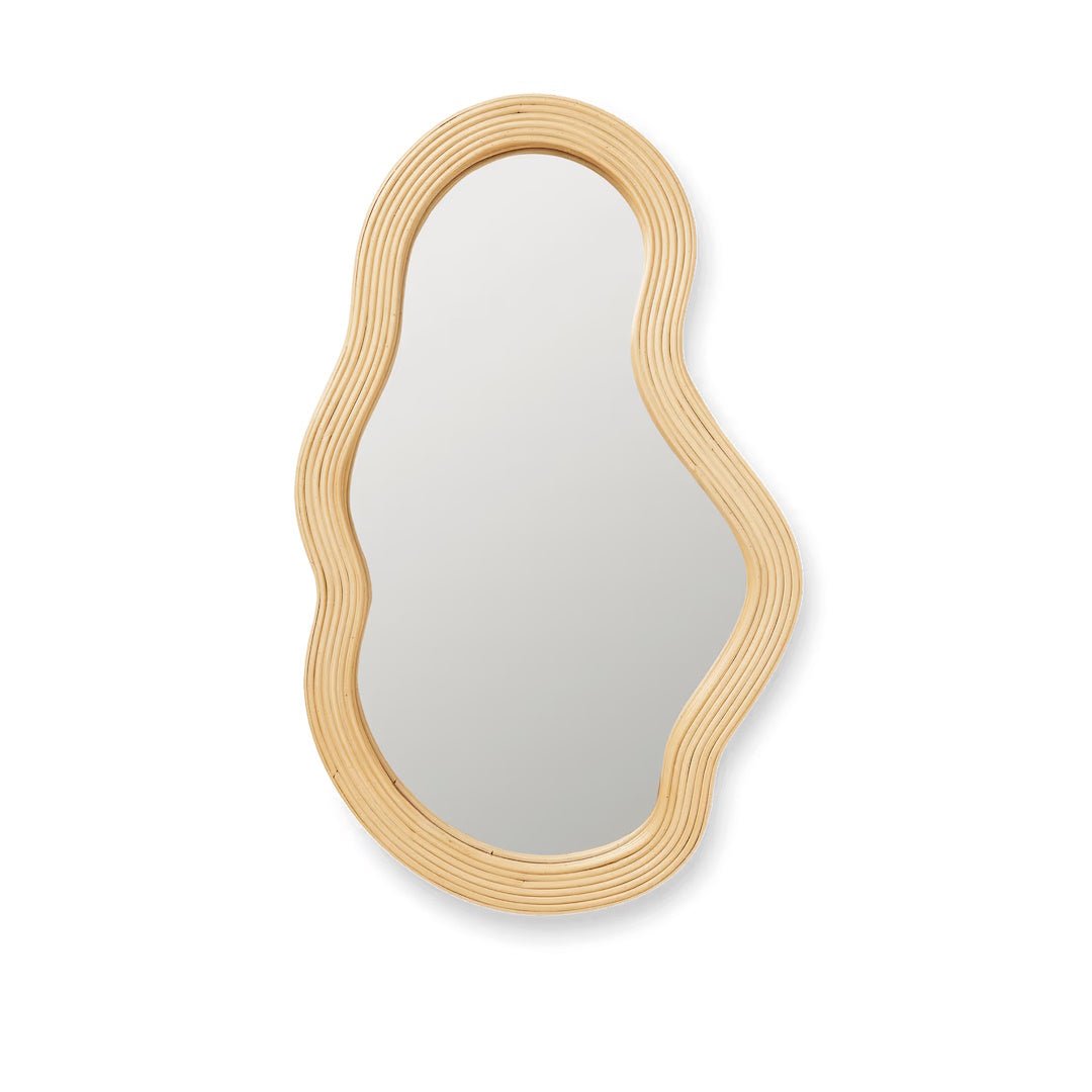 Pond Rattan Mirror - Medium - ökenhem