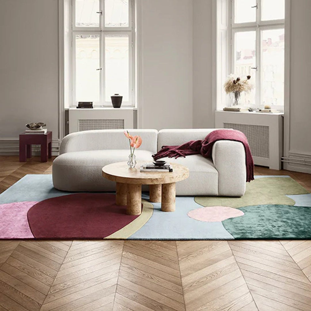 Poppy Kalas Wool Rug - Sleeping Flower - ökenhem