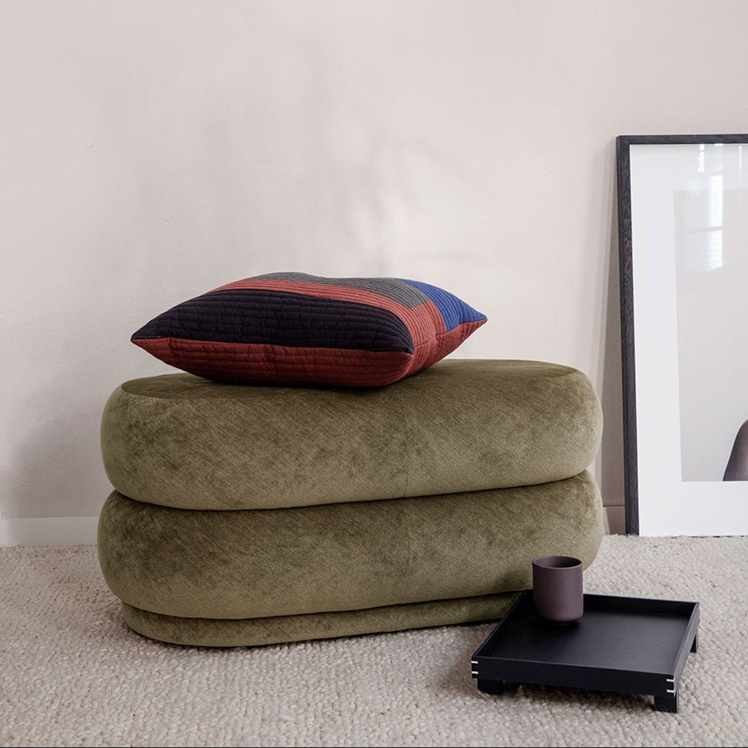 Pouf Oval - Faded Velvet - ökenhem