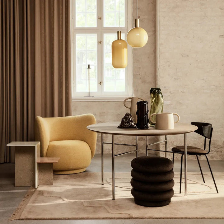 Pouf Round - Faded Velvet - ökenhem