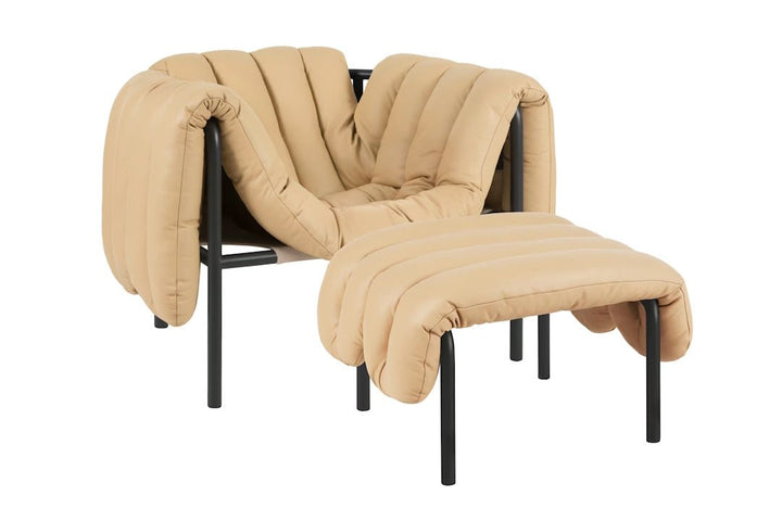 Puffy Lounge Chair + Ottoman - ökenhem