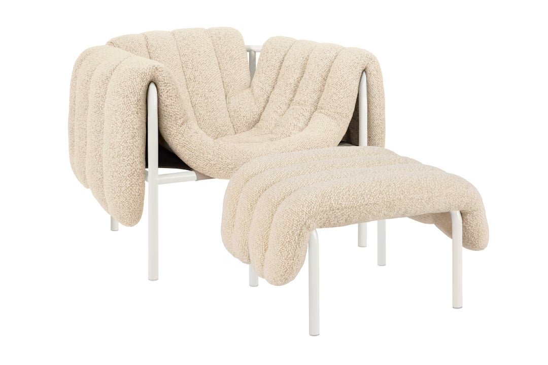 Puffy Lounge Chair + Ottoman - ökenhem