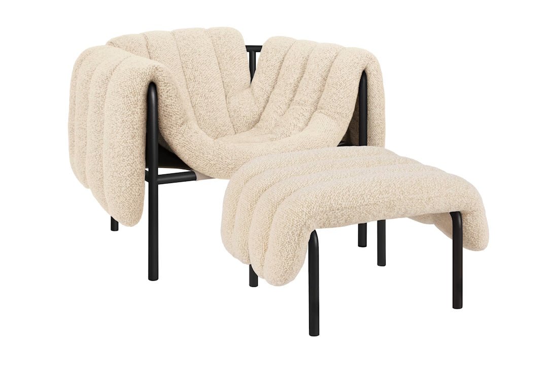 Puffy Lounge Chair + Ottoman - ökenhem