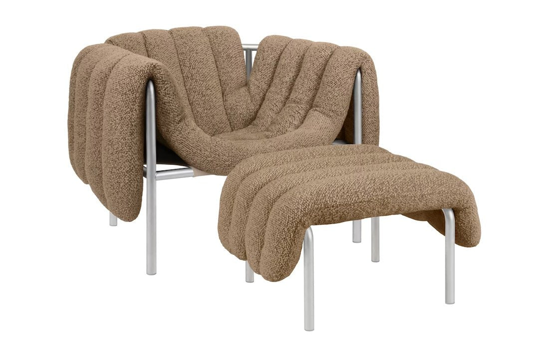 Puffy Lounge Chair + Ottoman - ökenhem