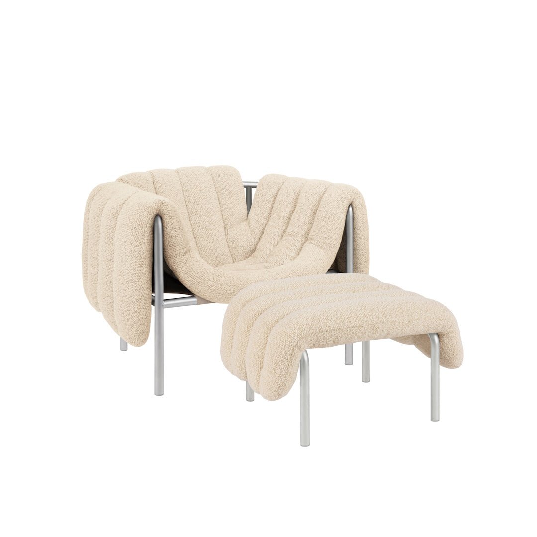 Puffy Lounge Chair + Ottoman - ökenhem