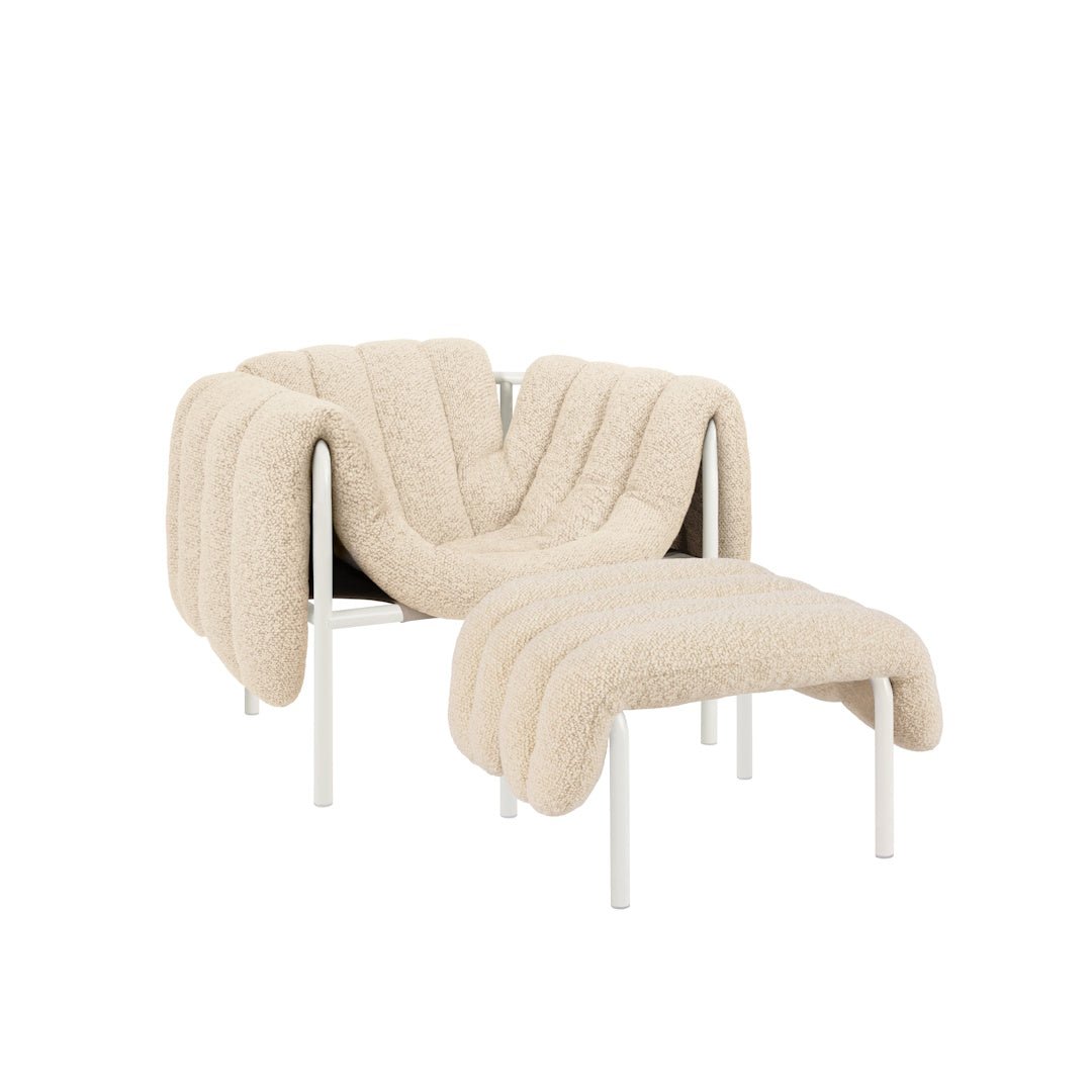 Puffy Lounge Chair + Ottoman - ökenhem
