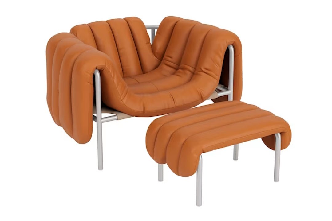 Puffy Lounge Chair + Ottoman - ökenhem