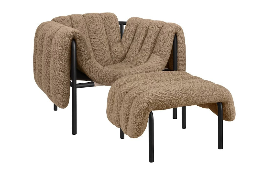 Puffy Lounge Chair + Ottoman - ökenhem