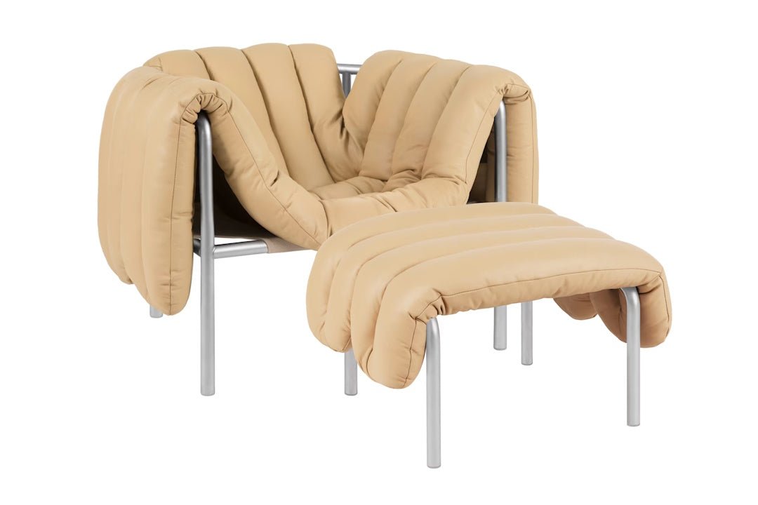 Puffy Lounge Chair + Ottoman - ökenhem