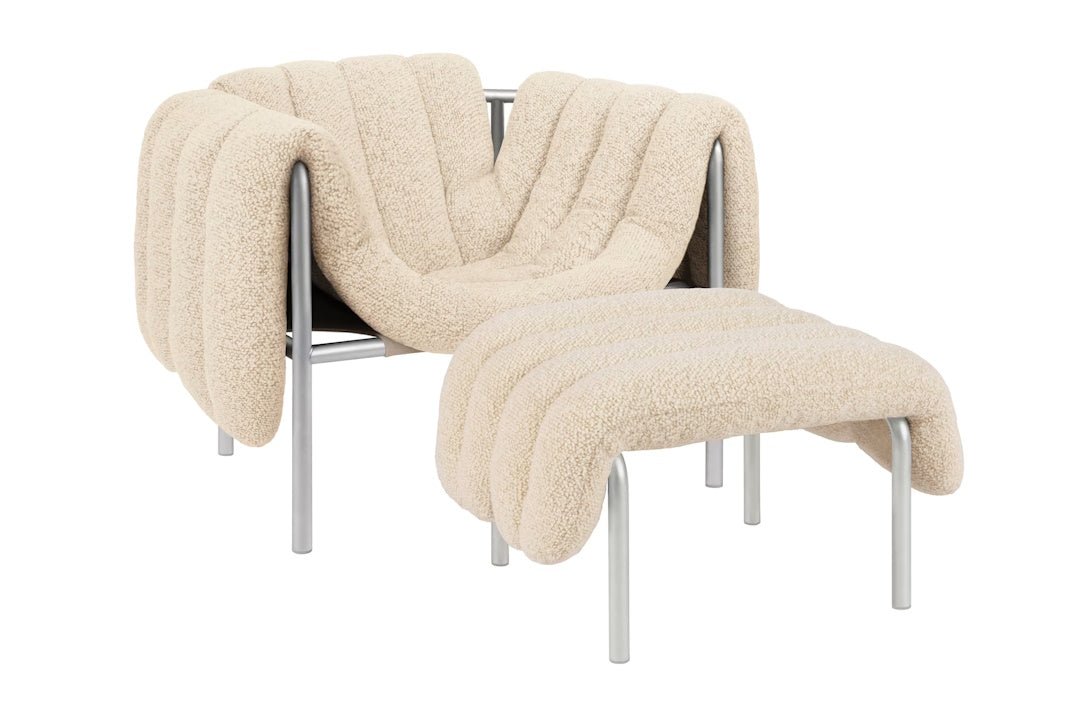 Puffy Lounge Chair + Ottoman - ökenhem