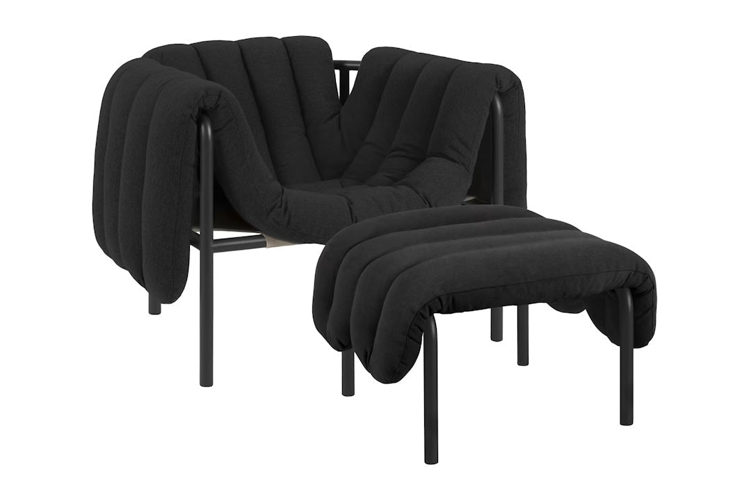 Puffy Lounge Chair + Ottoman - ökenhem