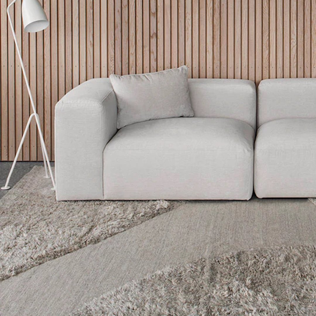 Punja Plasma Wool Rug - Sand Melange - ökenhem