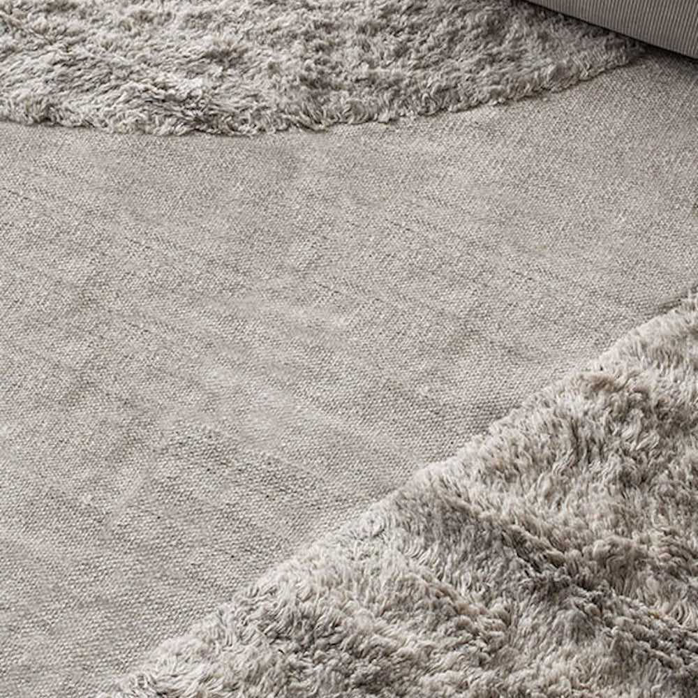 Punja Plasma Wool Rug - Sand Melange - ökenhem