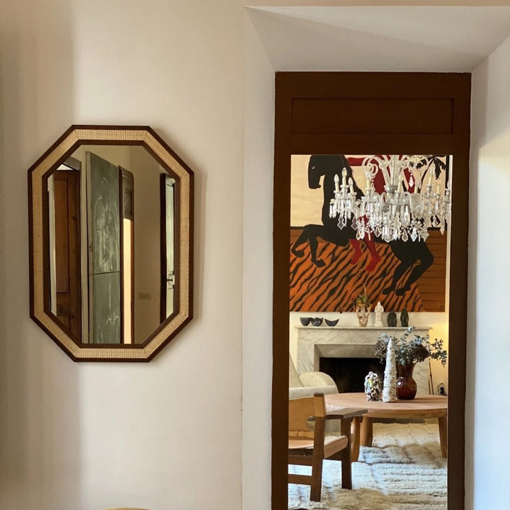 Rattan Mirror Small - ökenhem