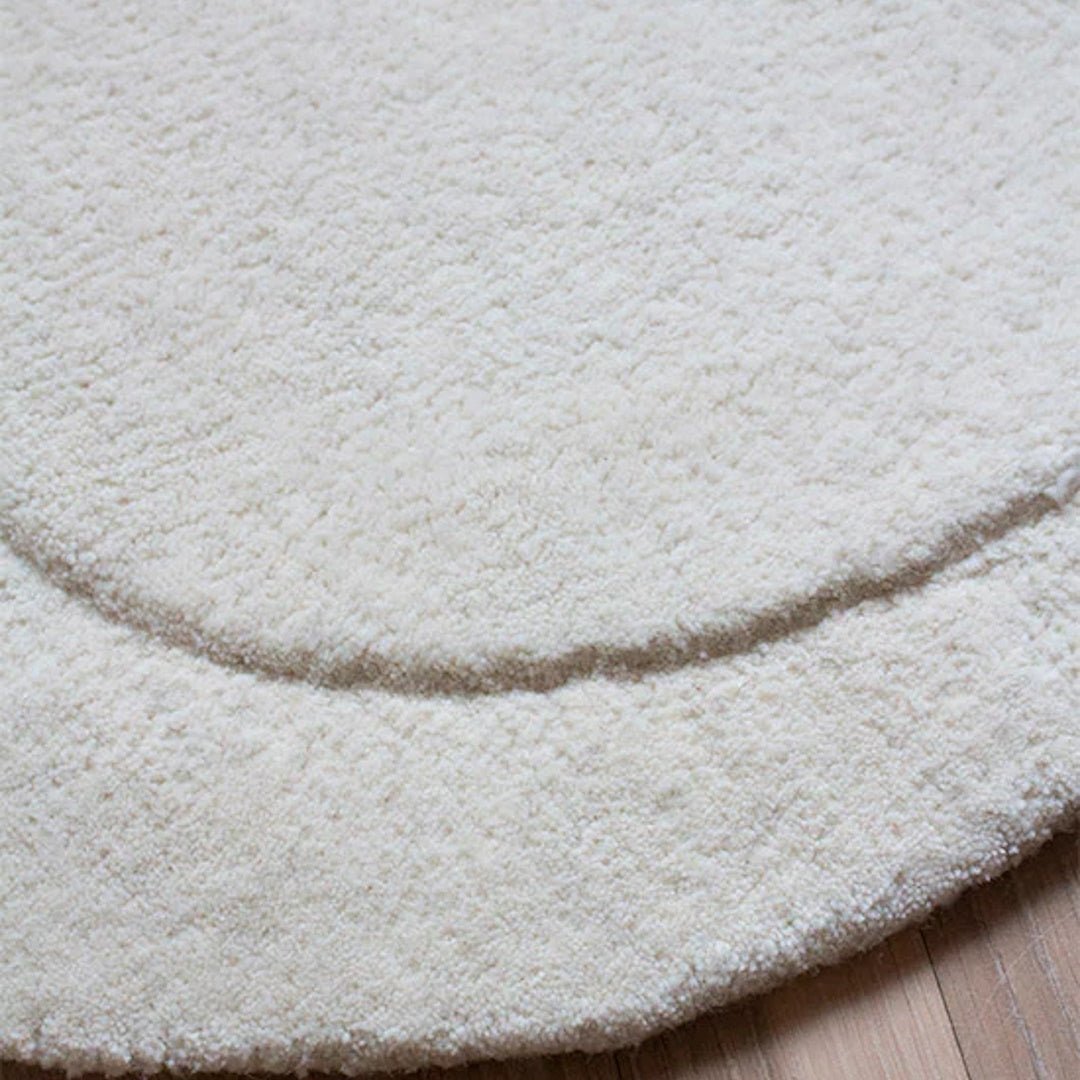 Residue Wool Rug - Bone White - ökenhem