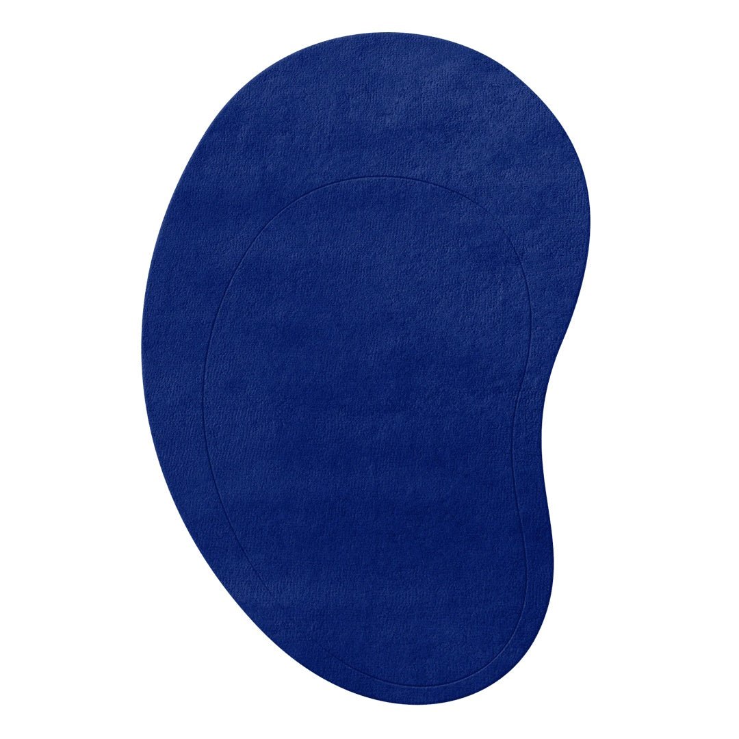 Residue Wool Rug - Cobalt - ökenhem
