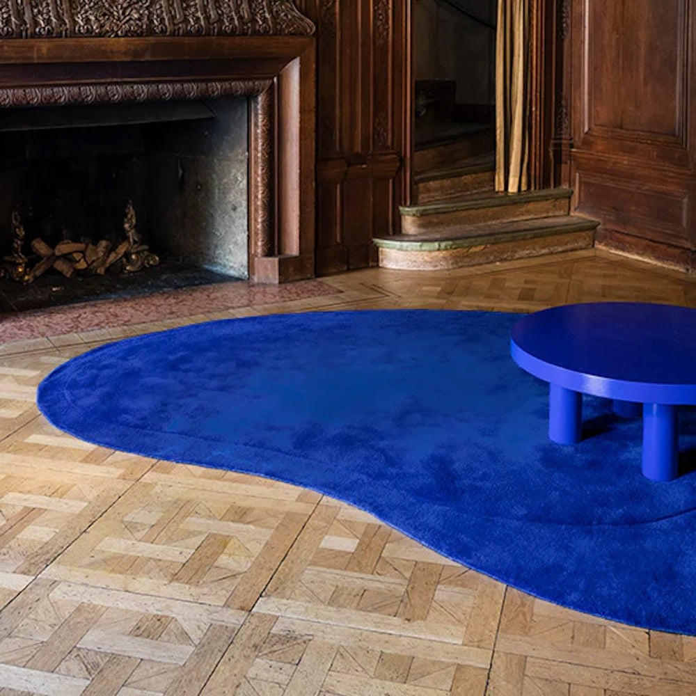 Residue Wool Rug - Cobalt - ökenhem