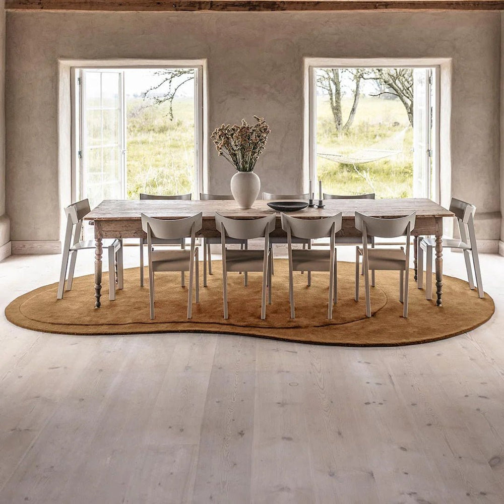 Residue Wool Rug - Dark Ochre - ökenhem