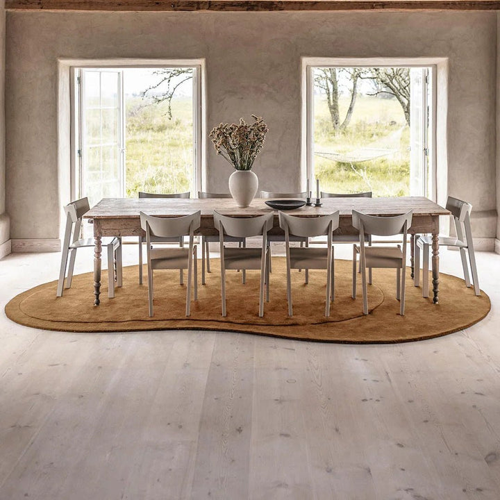 Residue Wool Rug - Dark Ochre - ökenhem