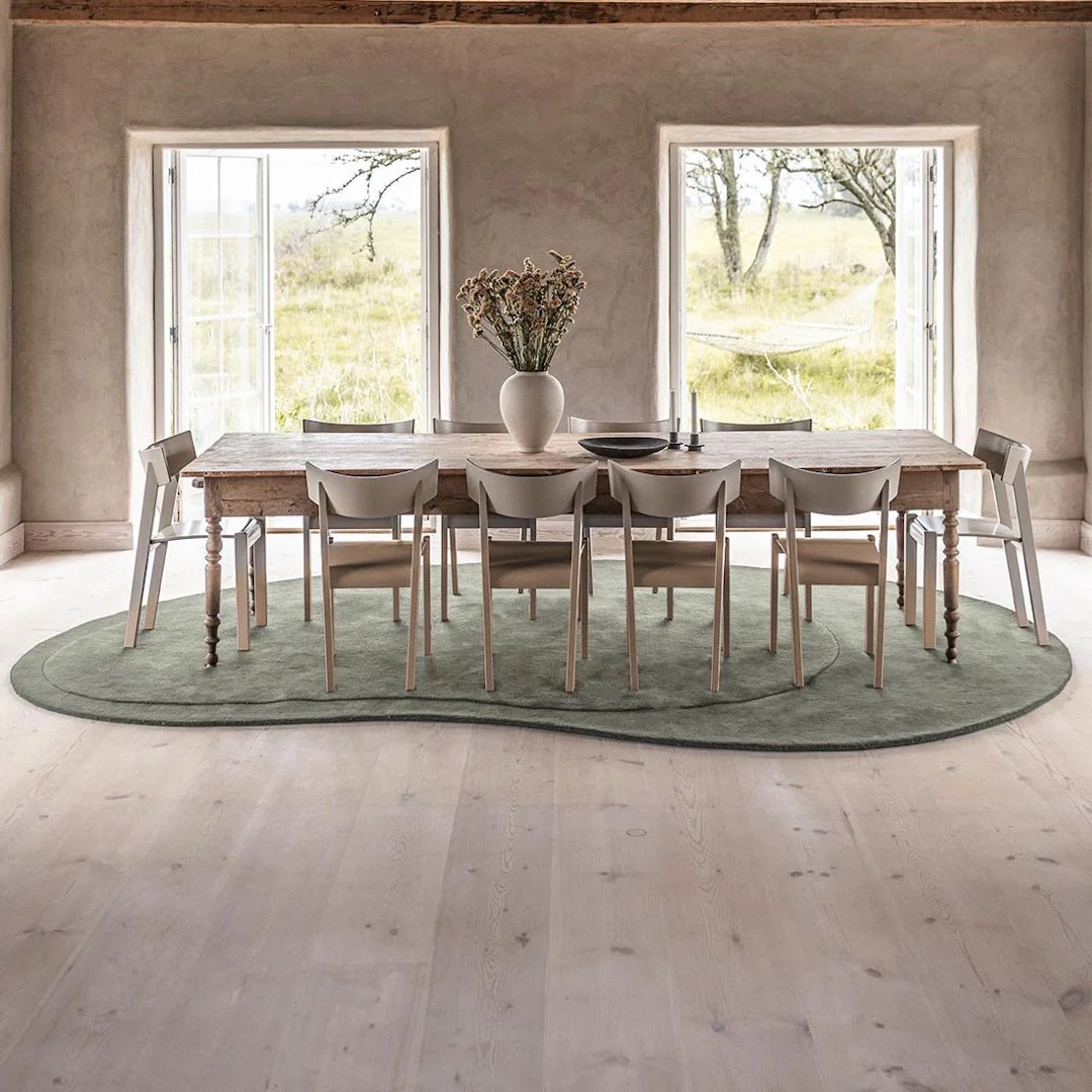 Residue Wool Rug - Sage - ökenhem