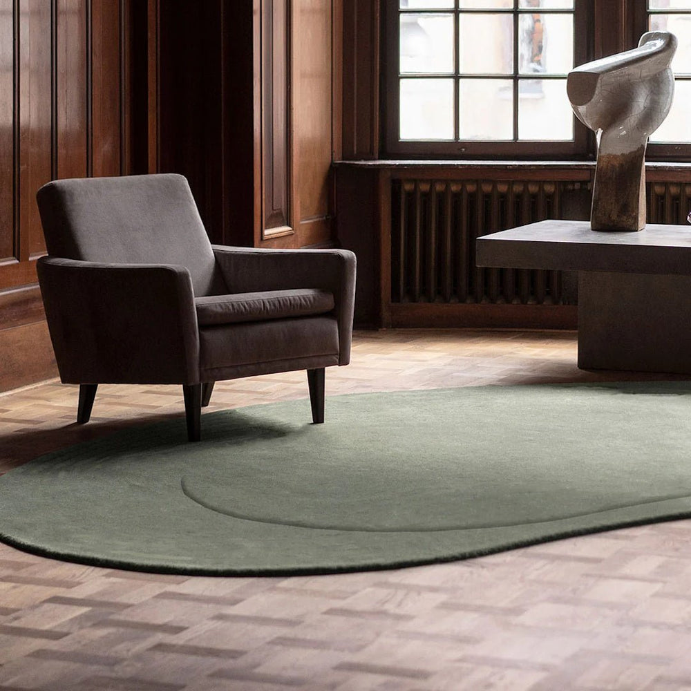 Residue Wool Rug - Sage - ökenhem