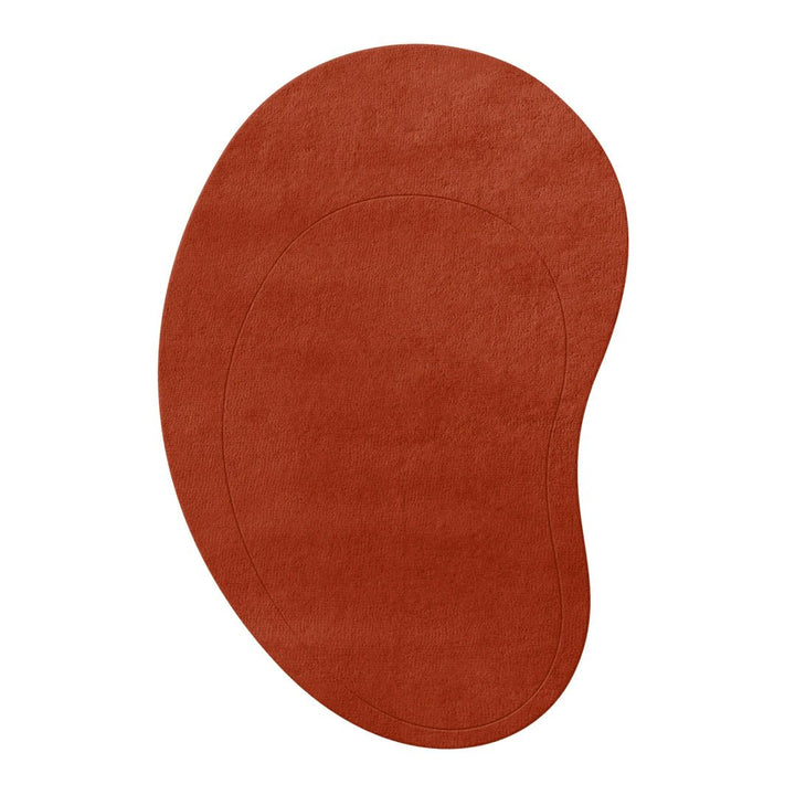 Residue Wool Rug - Tomato Red - ökenhem