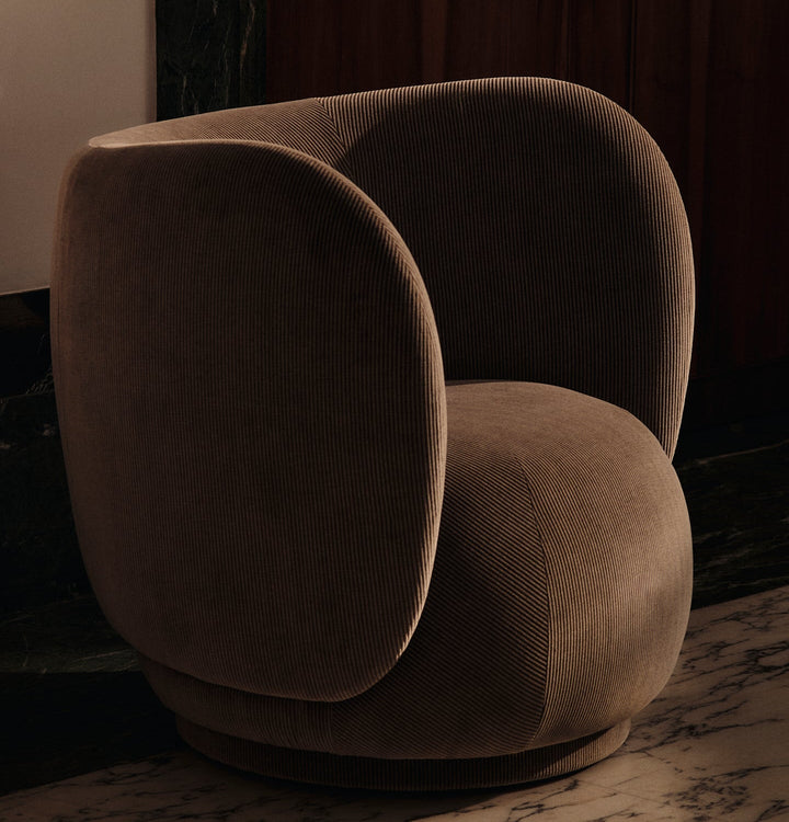 Rico Lounge Chair - Devoré Velvet - ökenhem