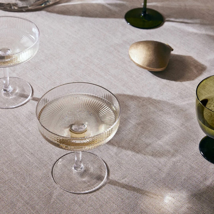 Ripple Champagne Saucers - Set of 2 - ökenhem