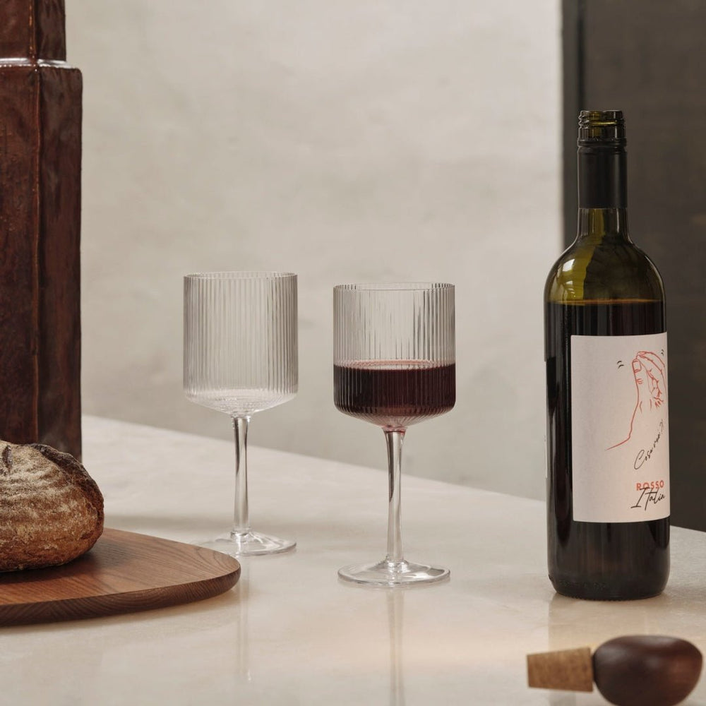 Ripple Red Wine Glasses - Set of 2 - ökenhem