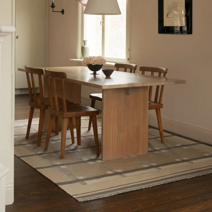 Röllakan Ruth Wool Rug - Almond - ökenhem